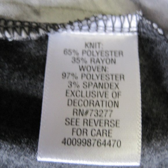 Simply Vera asymmetrical top women's size PL - Picture 6 of 9